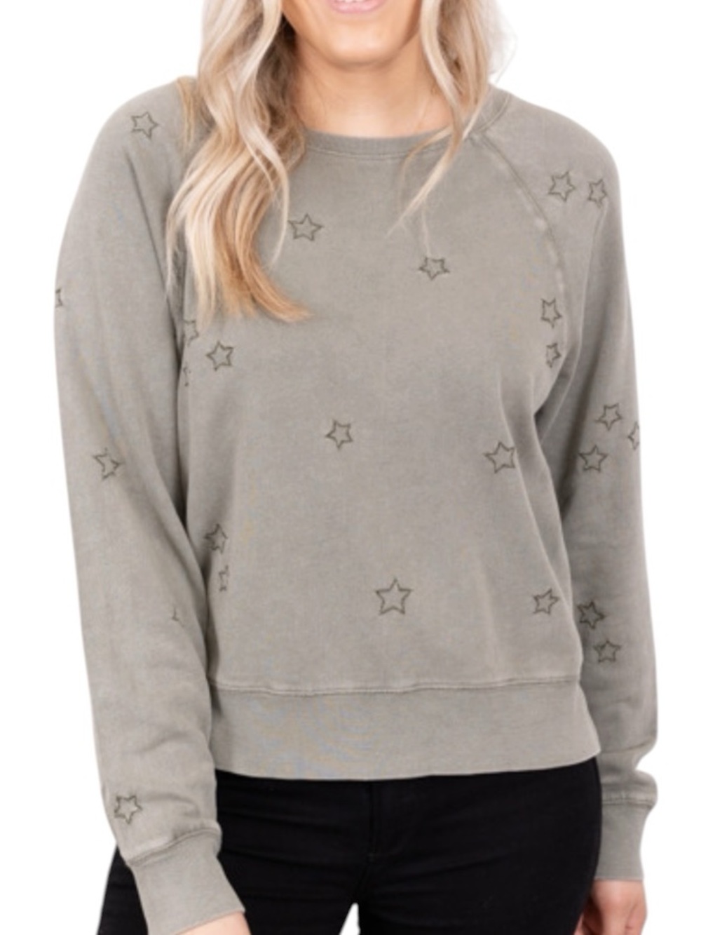 Z Supply Embroidered Star Sweatshirt